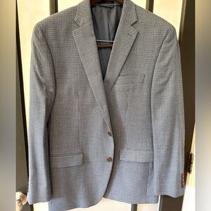 Ralph Lauren Men’s Plaid Blazer | black and gray | size 42R